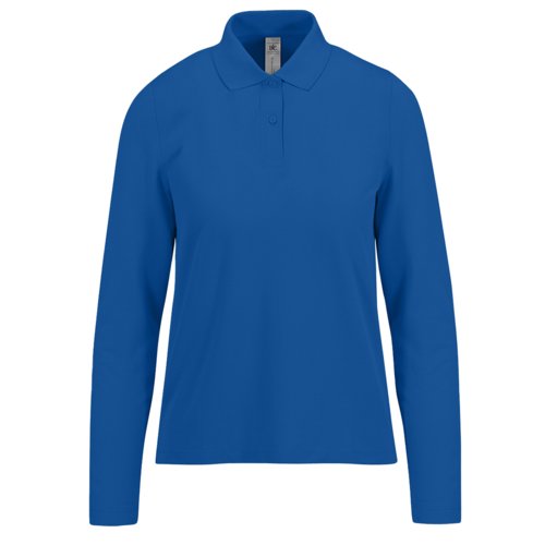 B&C langærmet poloshirt, damer 12